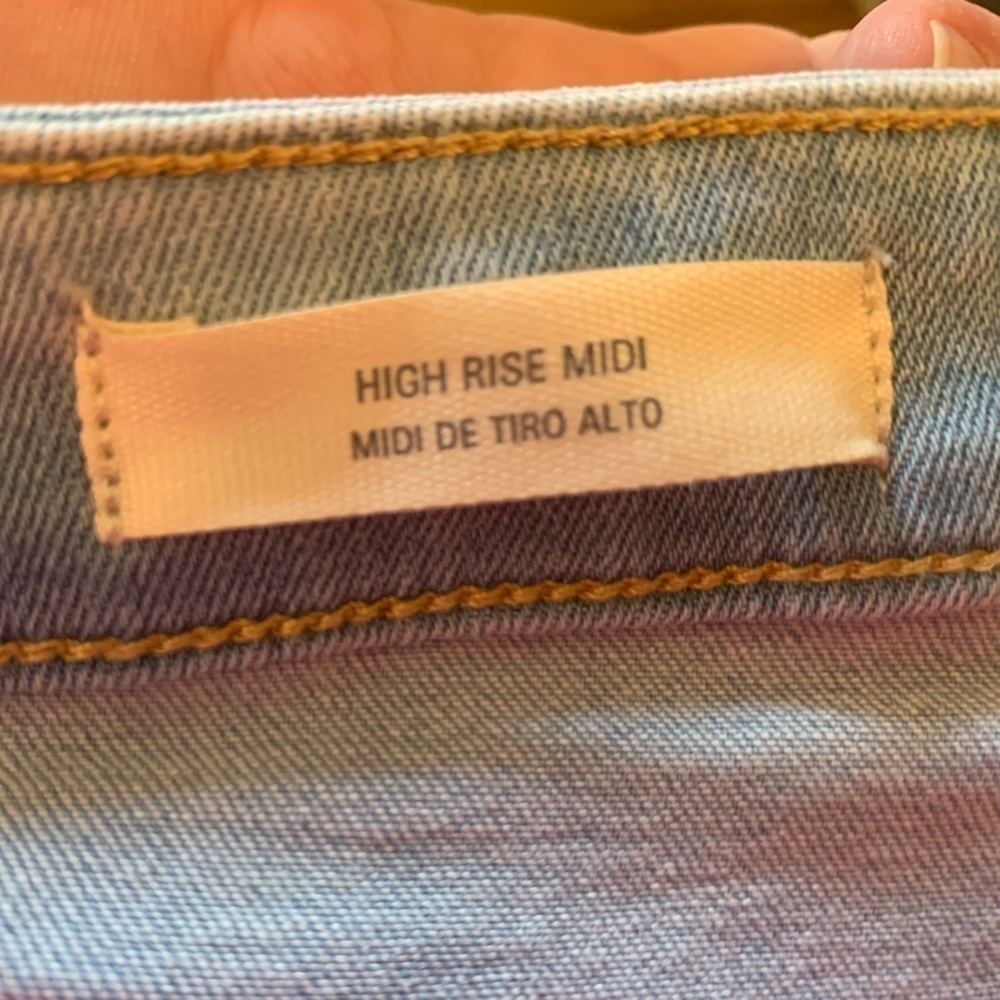 Universal Thread High Rise Midi Jean Shorts - Picture 7 of 7